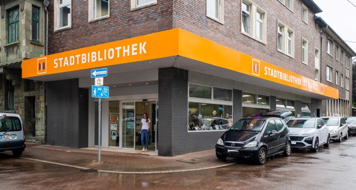 Ansicht der Stadtbibliothek