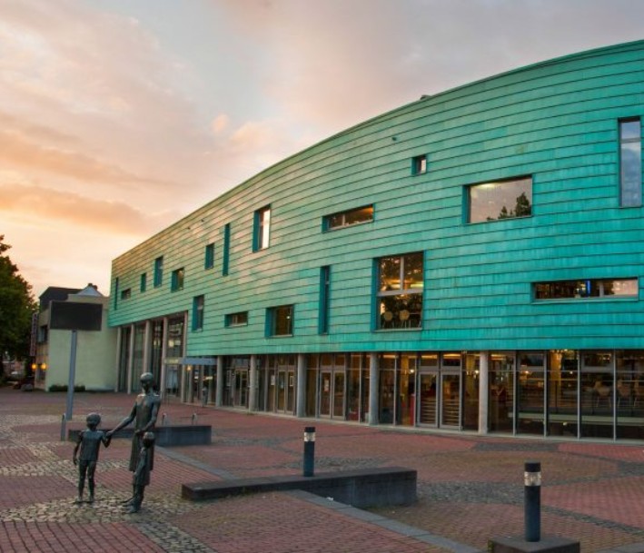 Gebäude der Stadtbibliothek Bergheim
