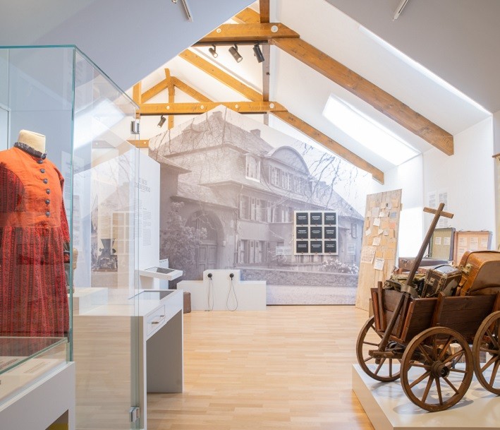 Blick in die Ausstellung des Hauses Schlesien