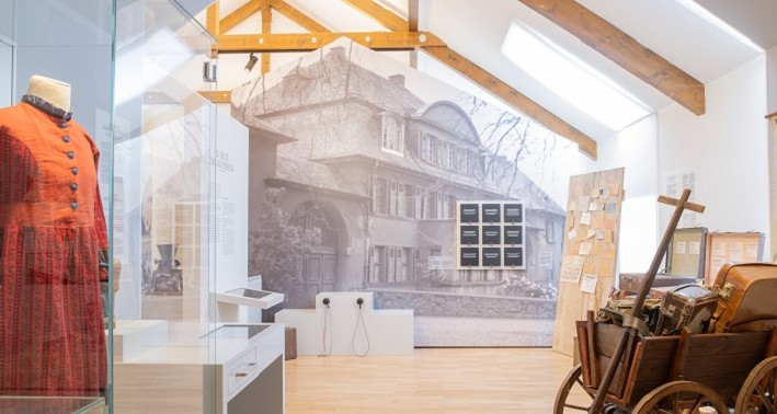 Blick in die Ausstellung des Hauses Schlesien