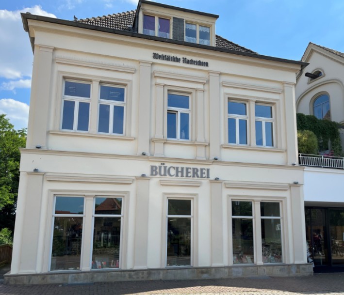 Gebäude der Bücherei