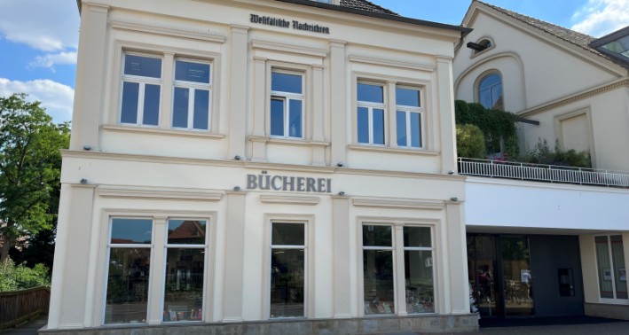 Gebäude der Bücherei