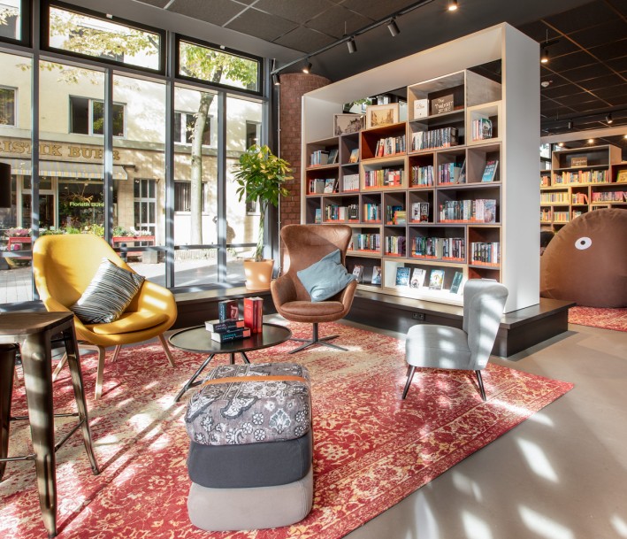 Blick in die Stadtteilbibliothek Kalk