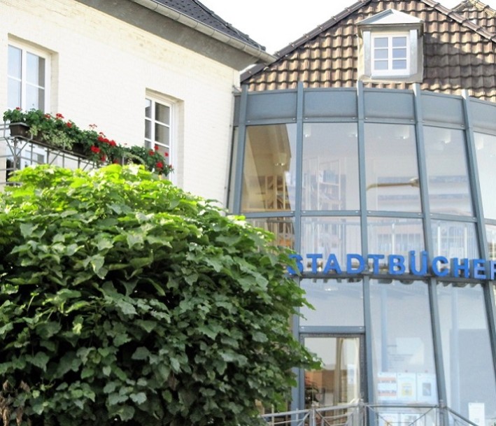 Außenansicht der Bücherei Geilenkirchen