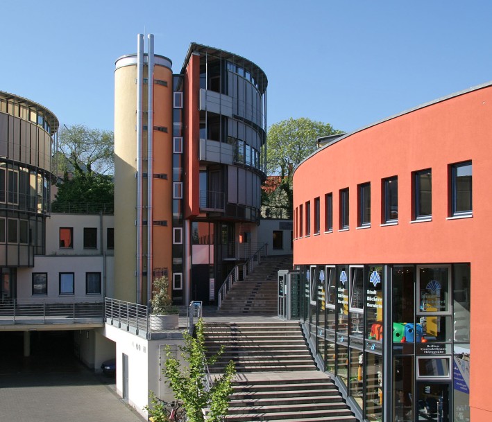 Foto: Pressestelle der Stadt Bornheim Gebäude der Stadtbücherei Bornheim