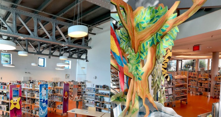 Innenraum Bibliothek