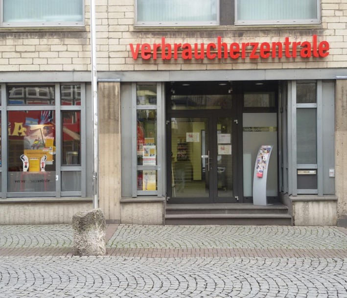 Foto:Verbraucherzentrale NRW Foto zeigt den Eingang der Beratungsstelle der Verbraucherzentrale NRW