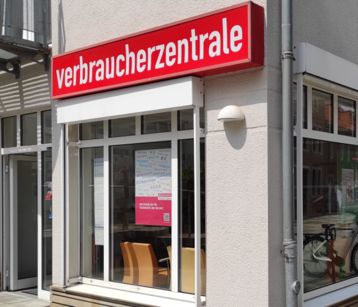 Foto: Verbraucherzentrale NRW Das Foto zeigt den Eingang der Beratungsstelle Rheine der Verbraucherzentrale NRW