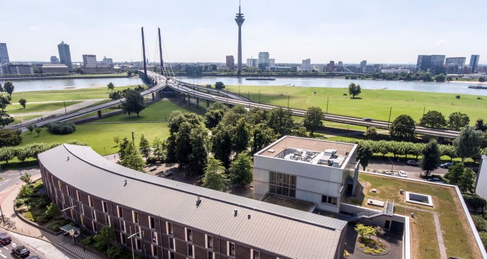 Hausansicht der Jugendherberge Düsseldorf