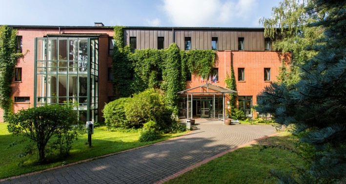 Außenansicht der Jugendherberge Bonn