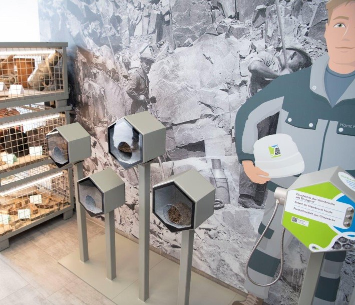 Foto: Olaf-Wull Nickel für LindlarTouristik Verschiedene Exponate, Tastboxen sowie Audiostationen machen das Museum interessant und erlebbar.