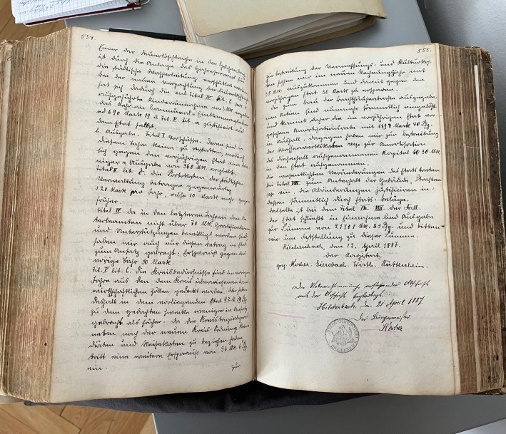 Archivgut Bürgerbuch Hilchenbach von 1687