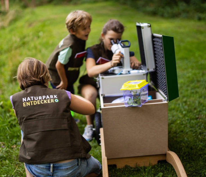 Mit dem Naturpark-Trolley unterwegs