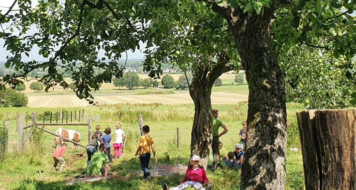 Hofführungen auf dem Kriegerhof für Schulen und Kindergärten