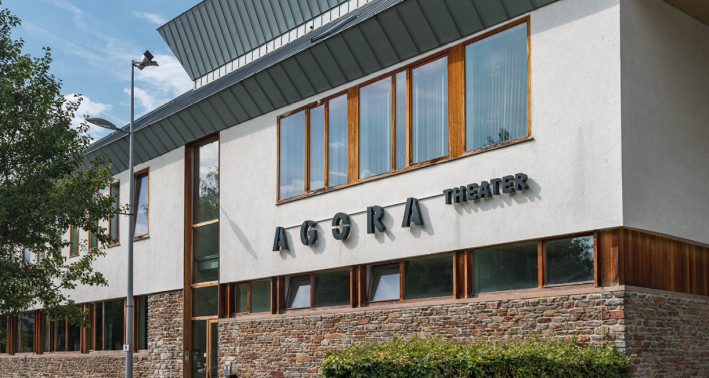 Das AGORA Theater ist angegliedert an das Kultur-, Konferenz- & Messezentrum Triangel.