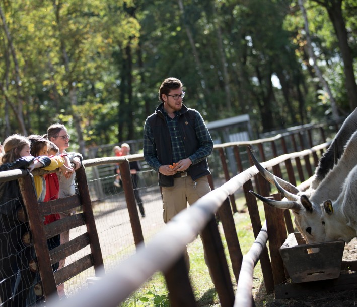 Foto: Hochwildpark Kommern Wildtiertierpädagogik im Hochwildpark Kommern
