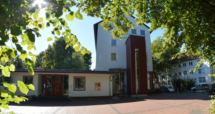 Das Foto zeigt das Gebäude des Projekts Angekommen in deiner Stadt Essen.