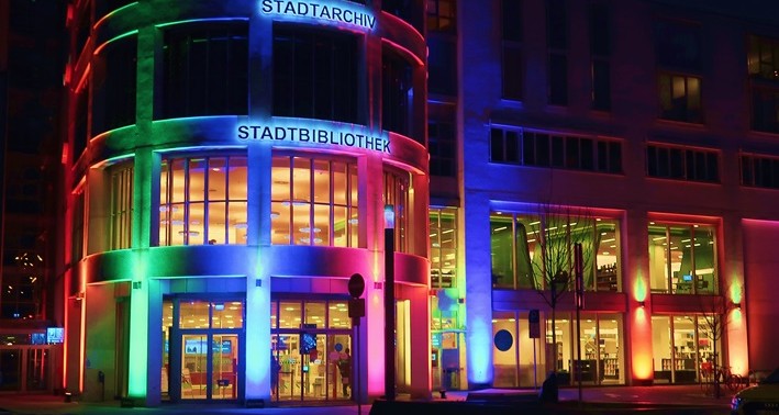 Das Foto zeigt die Stadtbibliothek Bielefeld.