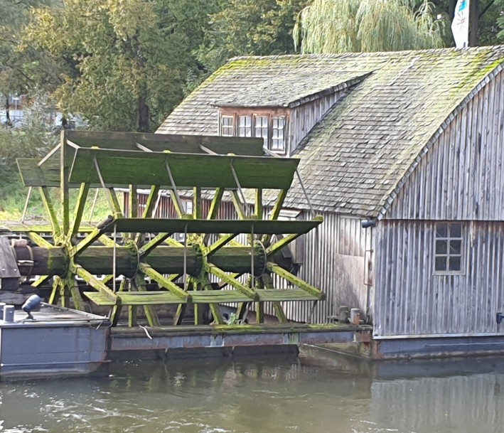 Das Foto zeigt die Schiffmühle in Minden.