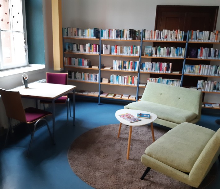 Raum der Stadtteilbibliothek Essen Werden