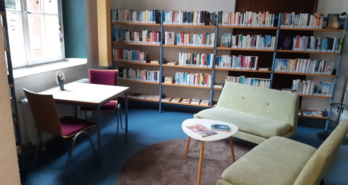 Raum der Stadtteilbibliothek Essen Werden