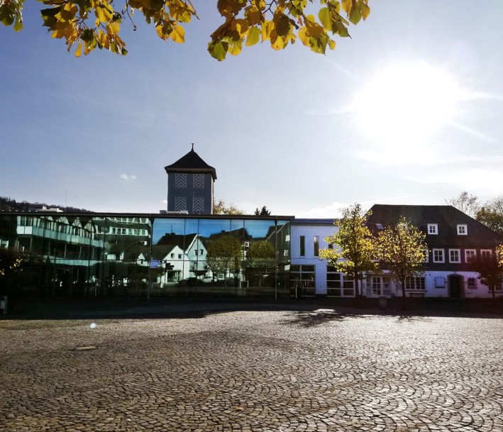 Gebäude des Naturpark Infozentrums