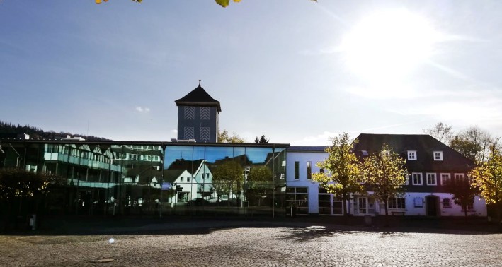 Gebäude des Naturpark Infozentrums