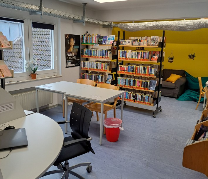 Foto: Stadtbücherei Bergisch Gladbach das Lerncenter in der Stadtbücherei