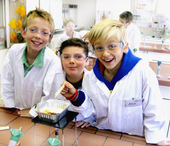 zdi-Chemiekurs mit 5-Klässlern des Gymnasiums Horkesgath