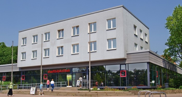Gebäude der Stadtbibliothek Herne-Wanne
