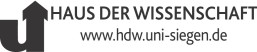 Logo von Haus der Wissenschaft der Universität Siegen