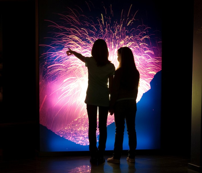Foto: Vulkanpark GmbH, Fotograf Klaus-Peter Kappest Ausstellung zum Thema Vulkanismus im Vulkanpark Infozentrum