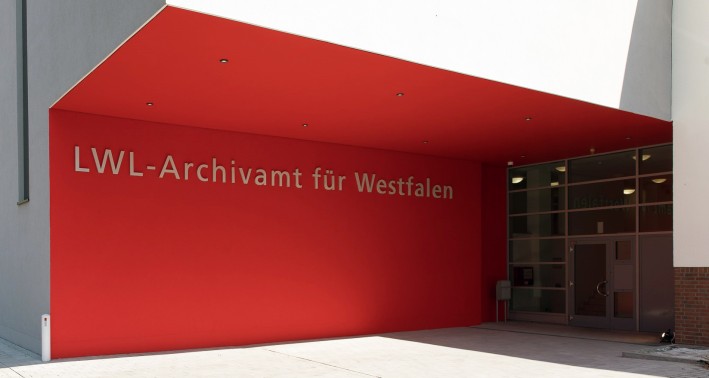 Eingangsbereich des LWL-Archivamts