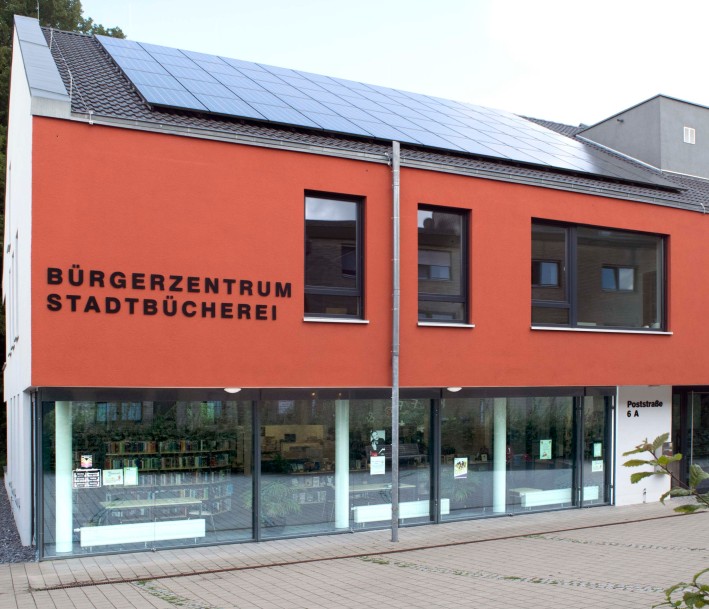 Foto: Stadtbücherei Spenge Gebäude der Stadtbücherei