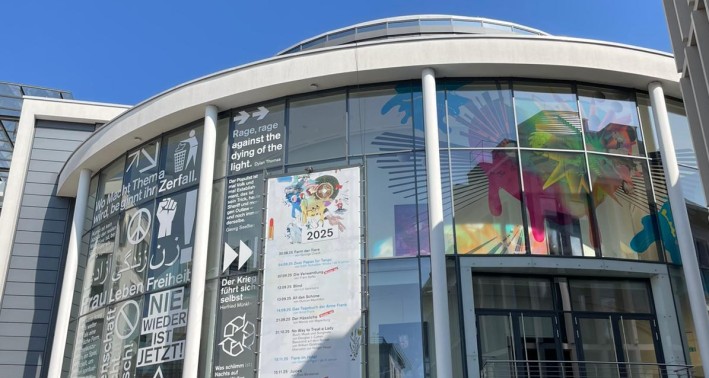Hausfassade des Theaters Paderborn Westfälische Kammerspiele