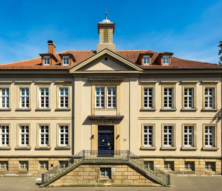 Außenfassade der Stadtbibliothek Detmold