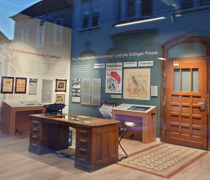 Ausstellungsraum des Max-Leven-Zentrum, Foto: Daniela Tobias