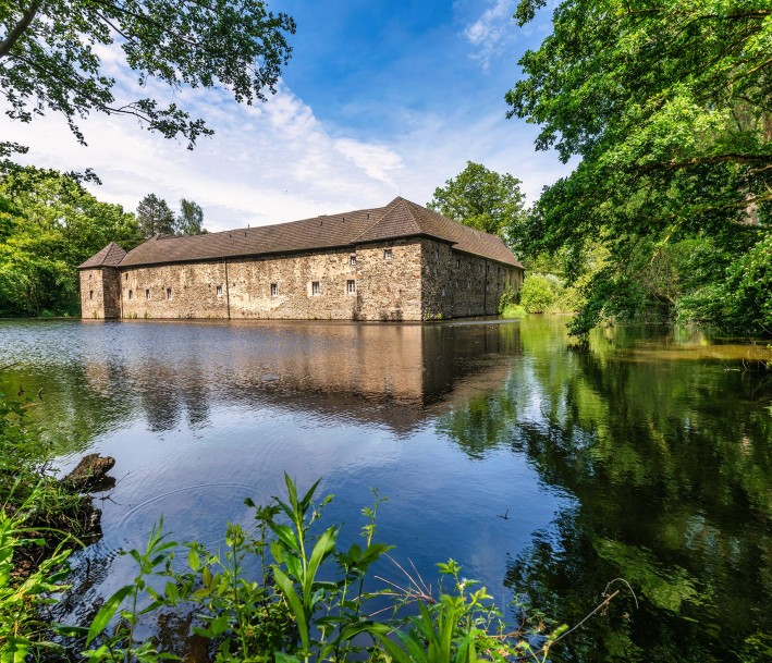 Wasserburg Haus Graven des Lernorts Bildungszentrum für Umwelt- und Klimaschutz
