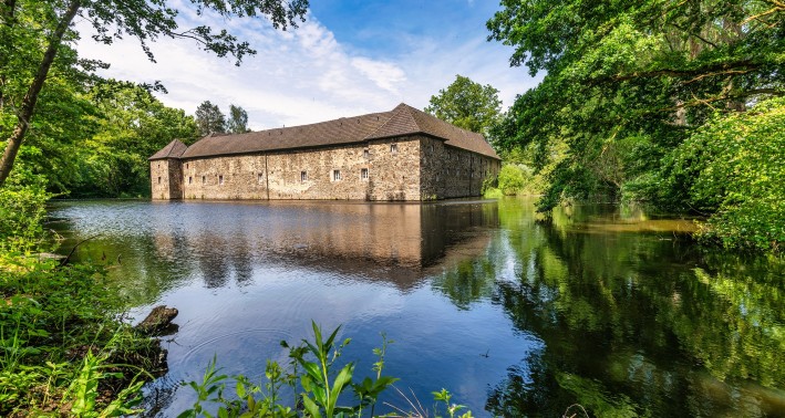 Wasserburg Haus Graven des Lernorts Bildungszentrum für Umwelt- und Klimaschutz