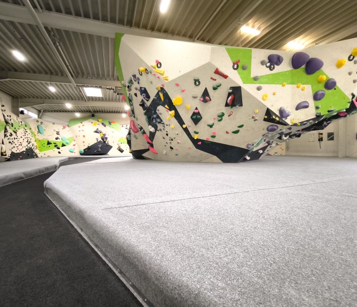 Innenansicht des Lernorts Boulderbar Neoliet Oberhausen