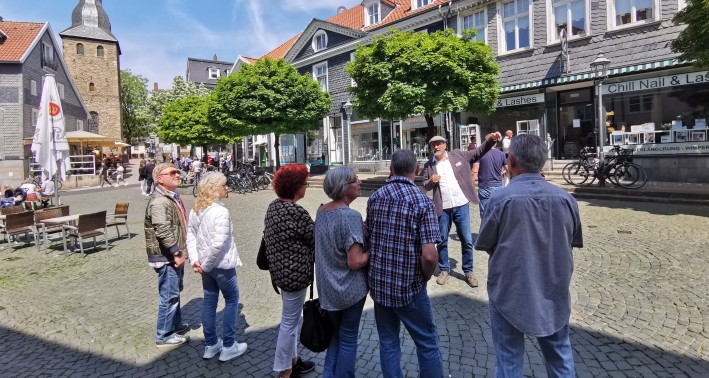 Altstadtführung in Hattigen organisiert vom Lernort Hattingen zu Fuss