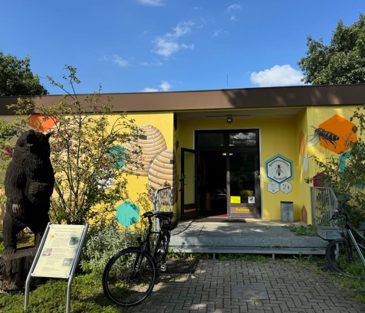 Eingangsbereich des Bienenmuseums Duisburg