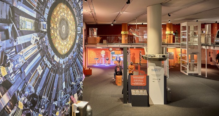 Ausstellungsraum des Lernortes Deutsches Museum Bonn