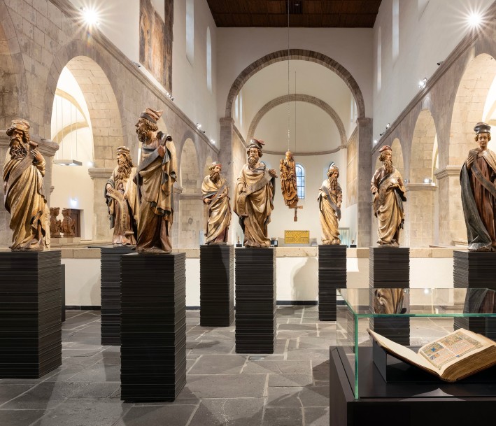 EIn Blick ins innere des Lernorts Museum Schnütgen.