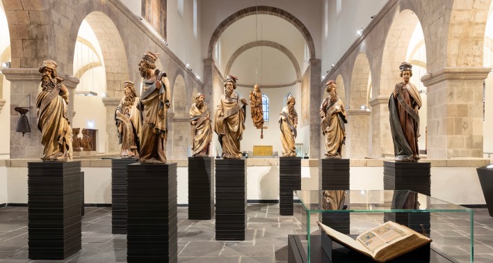 EIn Blick ins innere des Lernorts Museum Schnütgen.