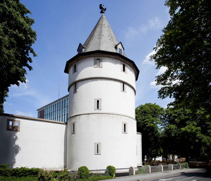 Außenansicht des Kindermuseum Adlerturm