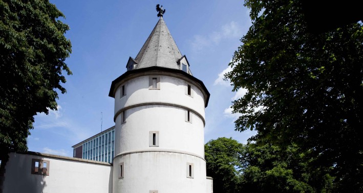 Außenansicht des Kindermuseum Adlerturm
