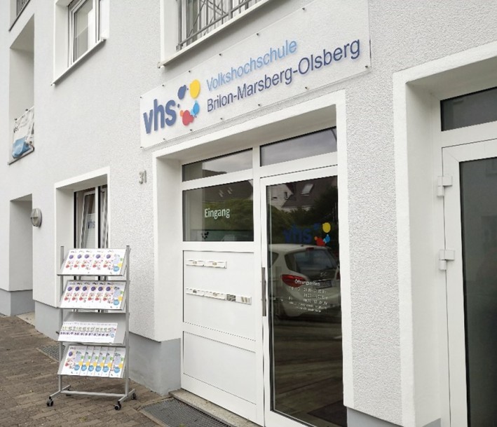 Eingang des Lernorts VHS-Geschäftsstelle in Brilon