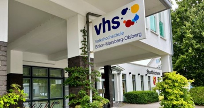 Eingang des Lernorts VHS-Geschäftsstelle in Olsberg