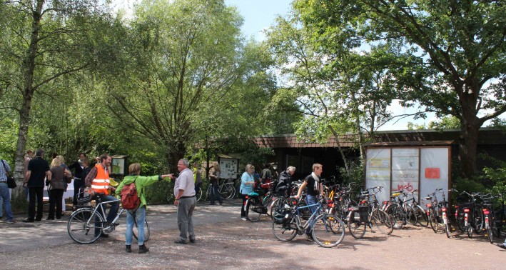 Außenansicht des Lernorts Biologischen Station Rieselfelder Münster